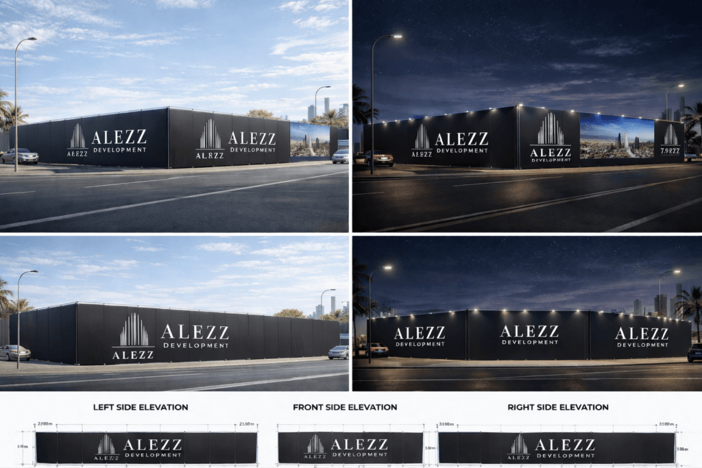 Wayfinding signage and visual solutions by KAIIAN Agency in Saudi Arabia